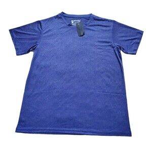 AKAWOOKO T-Shirt‎ Men Medium Purple Heather Short Sleeve Dry Fit Sport Top NWT
